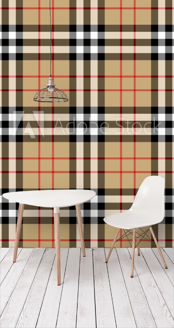 Bild på  Tartan traditional checkered british fabric seamless pattern